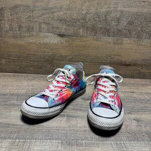 Converse Chuck Taylor Tie Dye Canvas Sneakers Women's Size 8